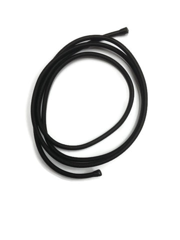 72'' Black Bungee Cord with Heat Sealed Ends - H&H Lure Company