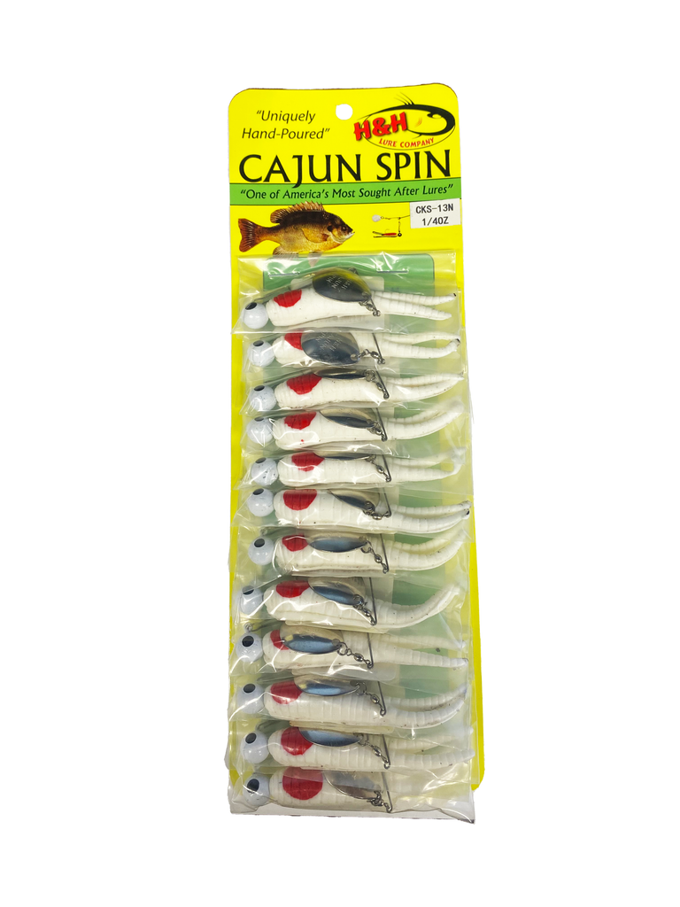 cajun assation fishing lure Cajun Grub & Split Tail Spins