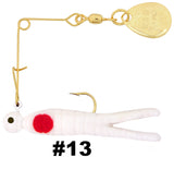 Cajun Grub & Split Tail Spins - Gold - H&H Lure Company