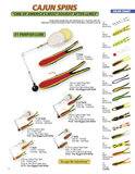 Cajun Grub & Split Tail Spins - Gold - H&H Lure Company