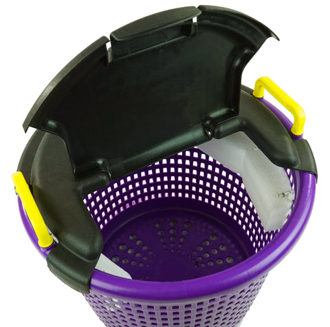 H&H 40LB Champagne Basket With Lid Kit Combo *NEW*