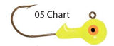 Freshwater Ball Jig Heads (1/32 oz - 1/2 oz) - H&H Lure Company