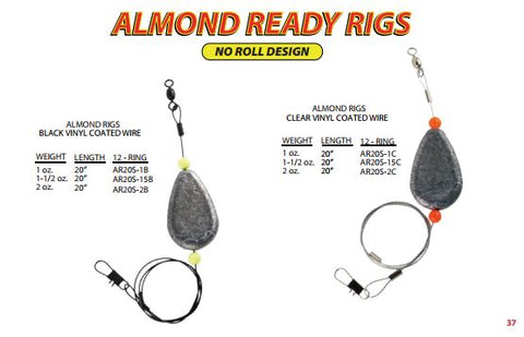 H&H Almond Ready Rigs - H&H Lure Company