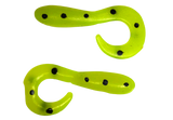 1 1/2" Cajun Tiny Hook Tail Refill - Sale - H&H Lure Company