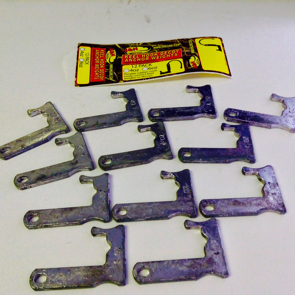 Keel Hook Decoy Weights H&H Lure Company