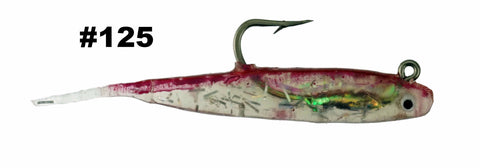 H&H Tackle Glass Minnow Double Rig 4.5 1/4 oz - 4 1/2in 1/8oz Opening Night - GMDR14-125