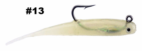 Glass Minnow Double Rig Fishing Lure, 1/4 oz