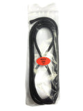 72'' Black Bungee Cord with Heat Sealed Ends - H&H Lure Company