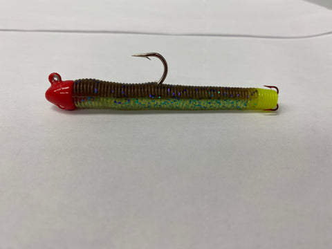 cheater fishing lures Cheater Jig 1/8 oz. (2-pk) 26(Nuclear Glow)