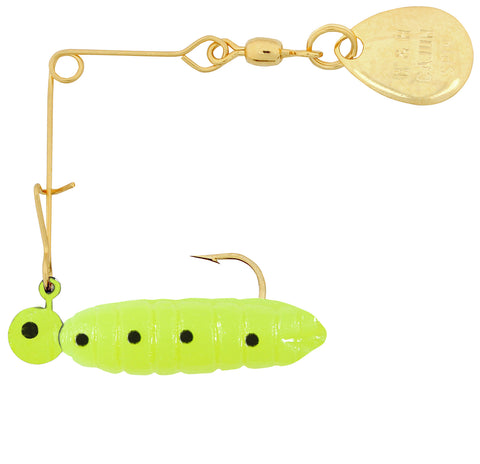 H&H Cutie Spin Spinno Lure - 1/16oz Yellow