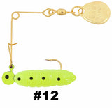 Cajun Grub & Split Tail Spins - Gold - H&H Lure Company