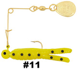 Cajun Grub & Split Tail Spins - Gold - H&H Lure Company