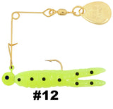 Cajun Grub & Split Tail Spins - Gold - H&H Lure Company