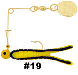 Cajun Grub & Split Tail Spins - Gold - H&H Lure Company