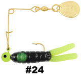 Cajun Grub & Split Tail Spins - Gold - H&H Lure Company