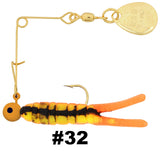 Cajun Grub & Split Tail Spins - Gold - H&H Lure Company