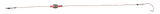 H&H Ready Rigs with Hook, Black Wire - H&H Lure Company