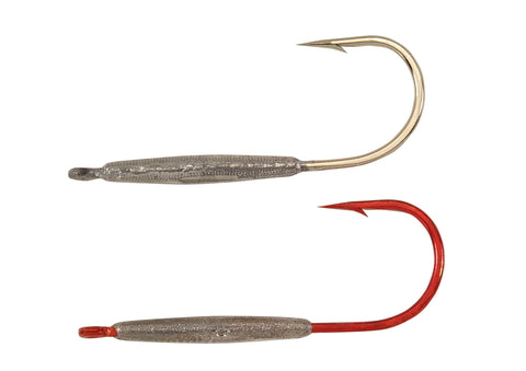 Straight Shank Flutter Hook Jig Heads– H&H Lure Company