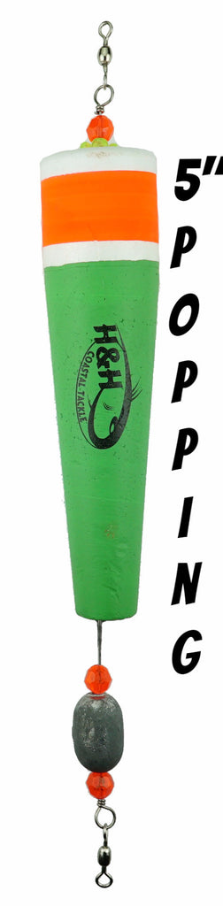 Weighted Coastal Popping Floats– H&H Lure Company