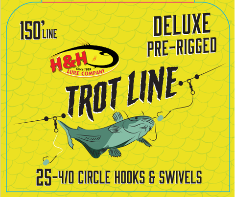 Deluxe Trot Line 150'-25– H&H Lure Company