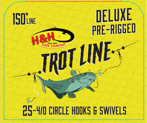 Deluxe Trot Line 150'-25 - H&H Lure Company