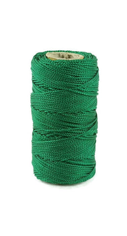 #72 1 lb Braided Nylon Twine- Green