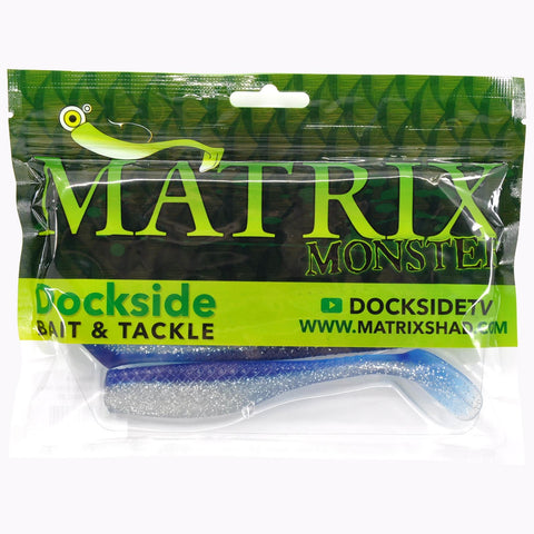 5 Dockside Matrix Shad Monster (5-pack)– H&H Lure Company