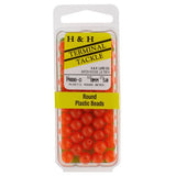 8mm Round Plastic Beads - H&H Lure Company