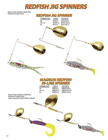 Redfish Jig Spinners– H&H Lure Company