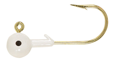 50 Pack Weedless Round Ball Jig Heads – 1/16, 1/8, 1/6, 1/4 Oz – Saltwater Fishing Hooks, Unbranded