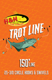 Trot Line 150'-25 - H&H Lure Company